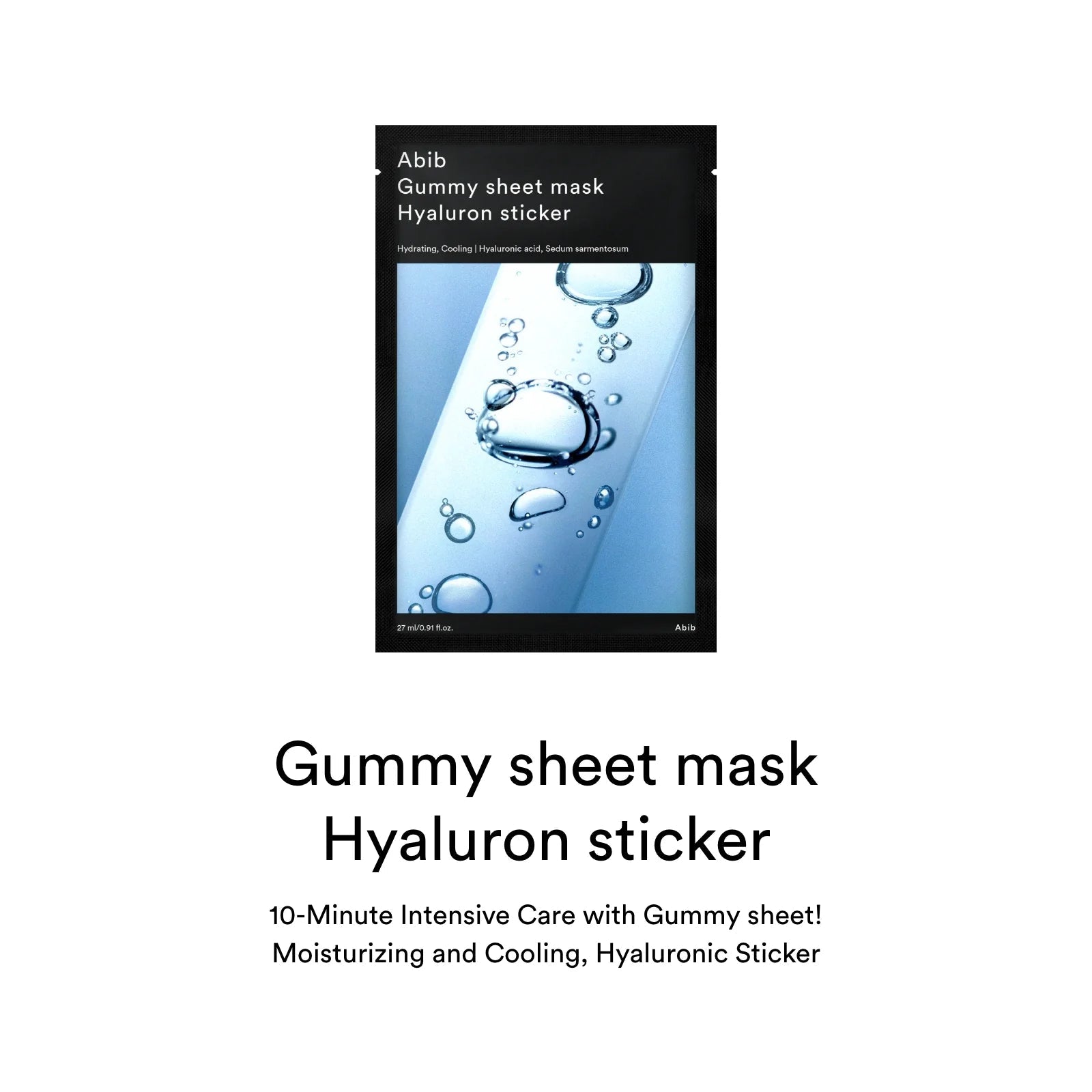 ABIB Gummy Sheet Mask Hyaluron Sticker (10) - Abib | Kiokii and...