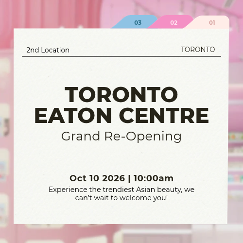 Kiokii is Back! Grand Re-Opening at Eaton Centre: Free Gifts with Purchase + Exclusive Judydoll Perks & Promos! ✨