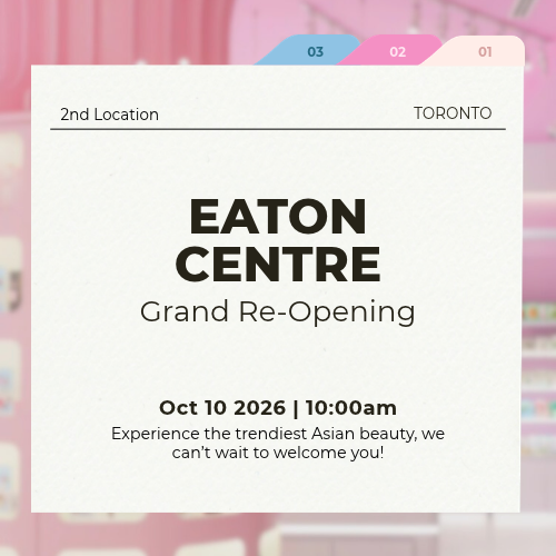 Kiokii is Back! Grand Re-Opening at Eaton Centre: Free Gifts with Purchase + Exclusive Judydoll Perks & Promos! ✨