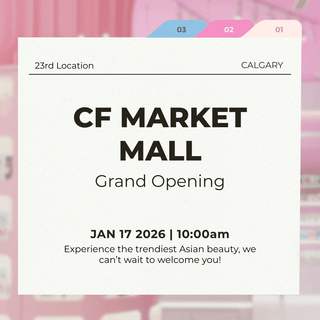 Calgary Glow-Up: Kiokii Grand Opening at CF Market Mall! - Kiokii and...