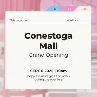 Kiokii Conestoga Mall Location Opens on September 6! - Kiokii and...