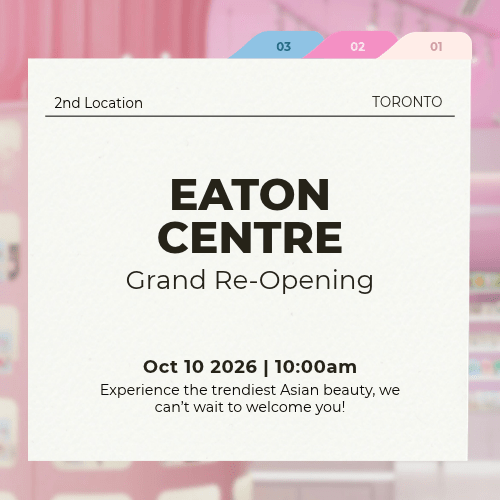 Kiokii is Back! Grand Re-Opening at Eaton Centre: Free Gifts with Purchase + Exclusive Judydoll Perks & Promos! ✨ - Kiokii and...