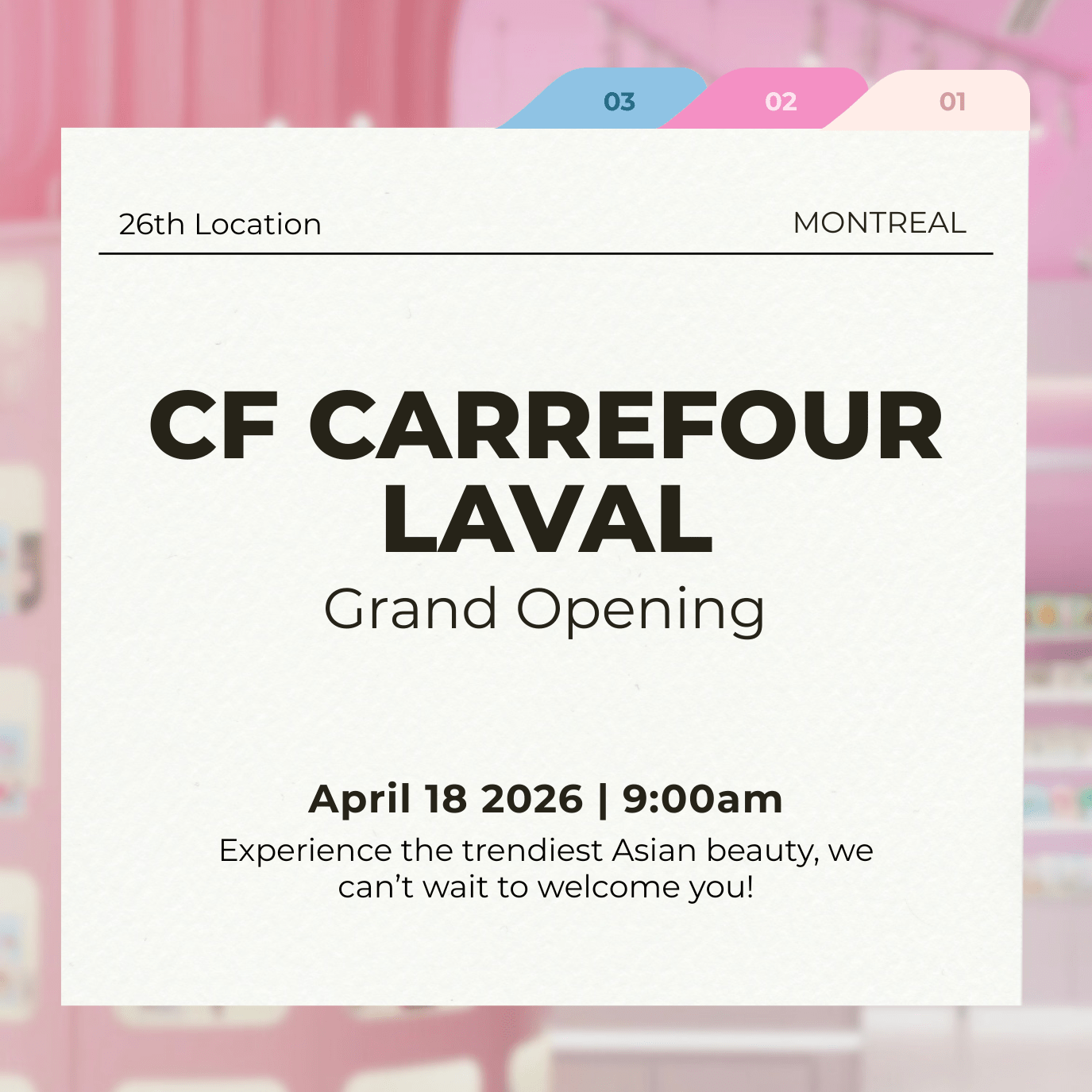 Seoul is Coming to Laval: Score a Free K-SECRET PR Box at Our Grand Opening! - Kiokii and...