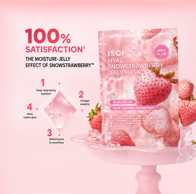 Masque Gelée Fraise Hyal Snow ISOI