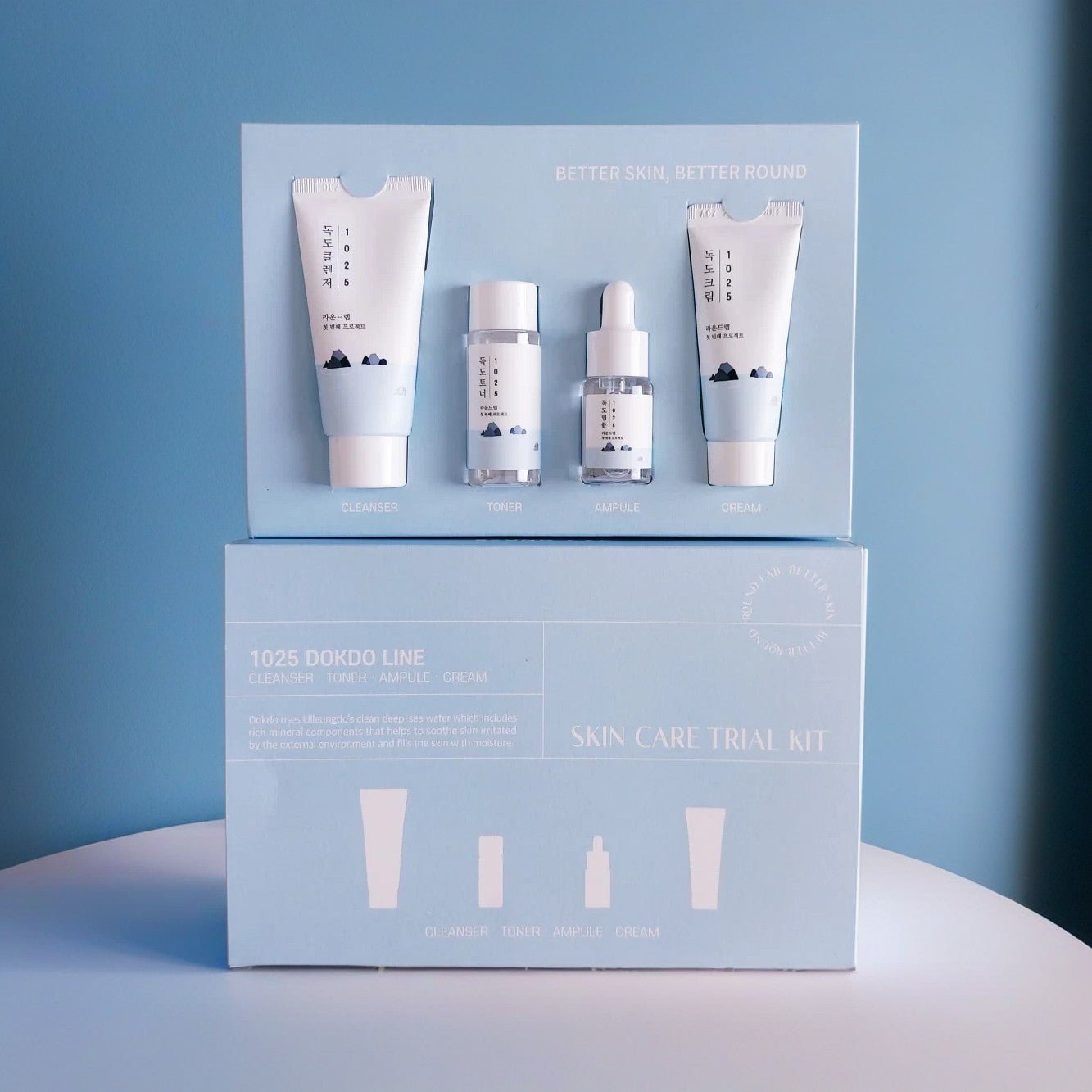 Round Lab 1025 Dokdo Trial Kit (4 Items) by Round Lab – Skincare Set