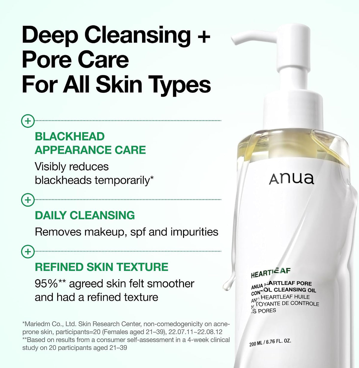 1+1 Value Sets - Anua Heartleaf Pore Control Cleansing Oil 200ml by Anua – Bundle