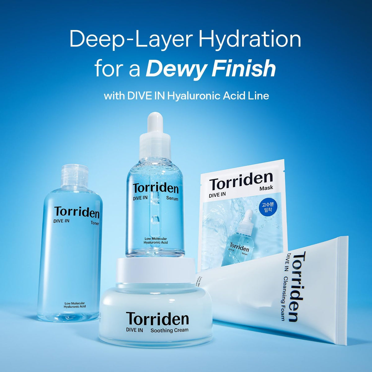 1+1 Value Sets - Torriden Dive-In Low Molecular Hyaluronic Acid Serum 50ml by Torriden – Bundle