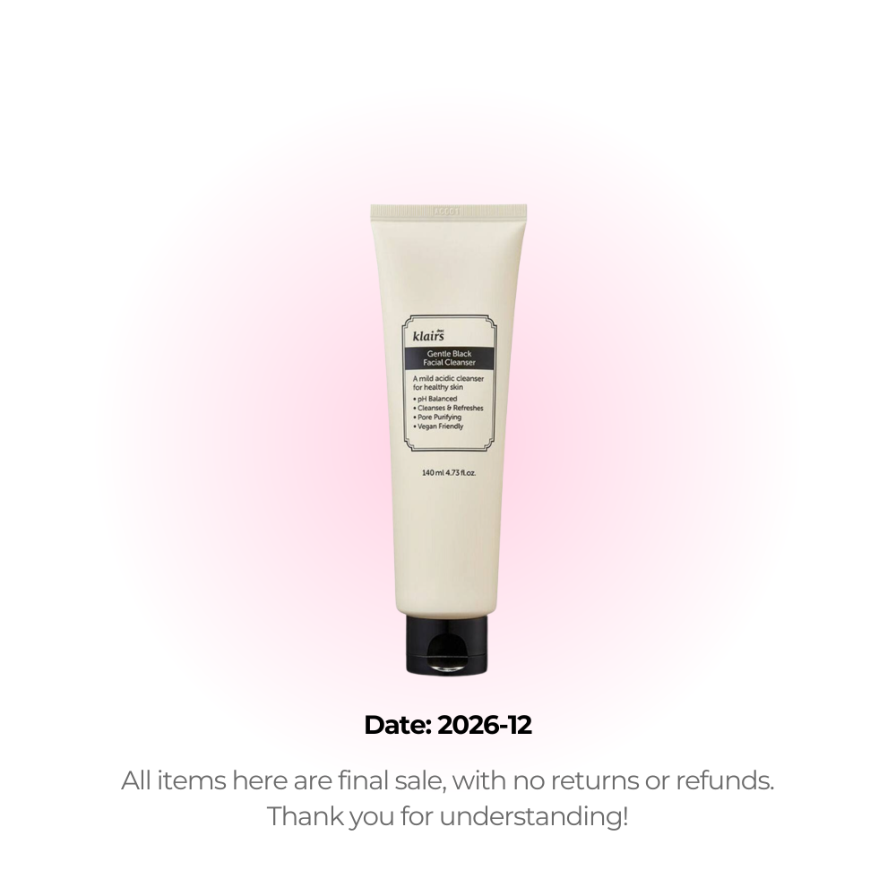Klairs Gentle Black Facial Cleanser (Clearance)