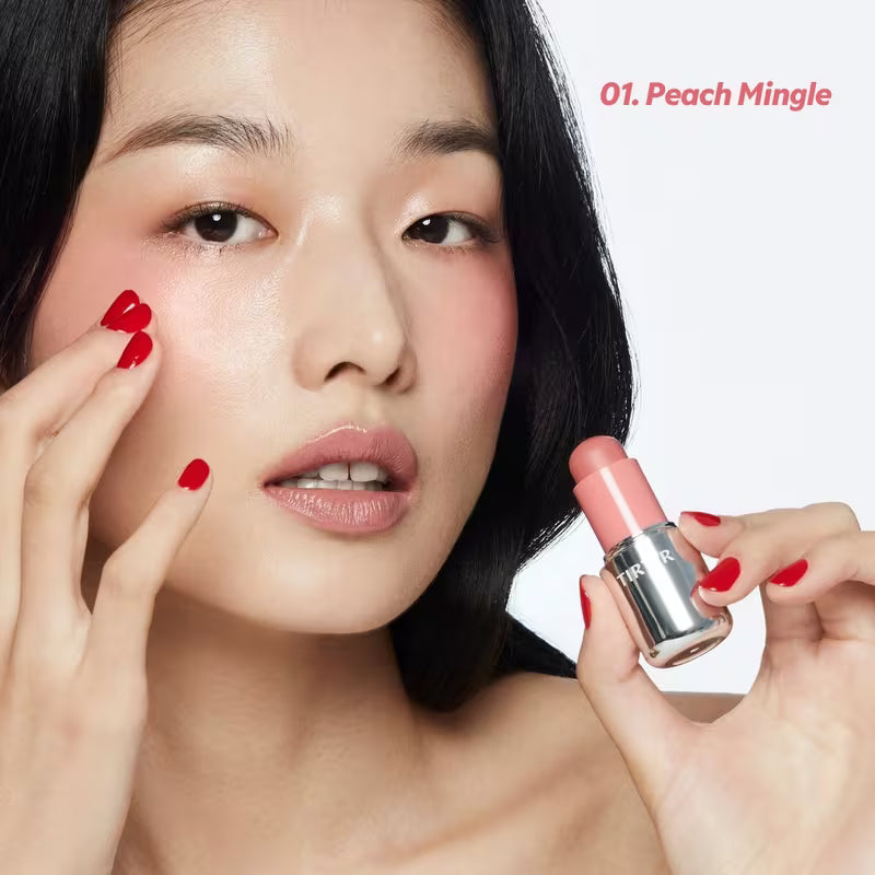 TIRTIR Mood Glider Stick Lèvres et Blush 01 PEACH MINGLE