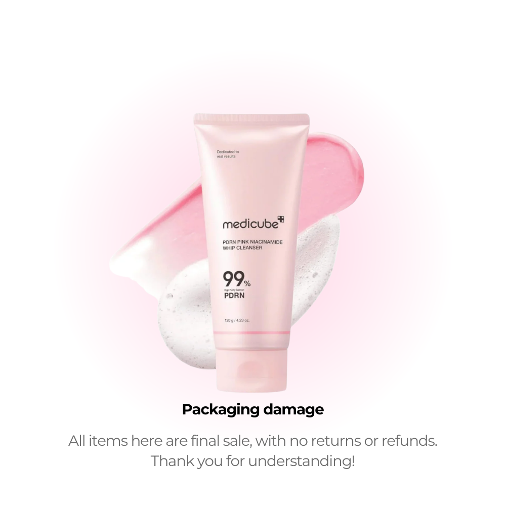 Medicube PDRN Pink Niacinamide Whip Cleanser 120ml (Clearance)