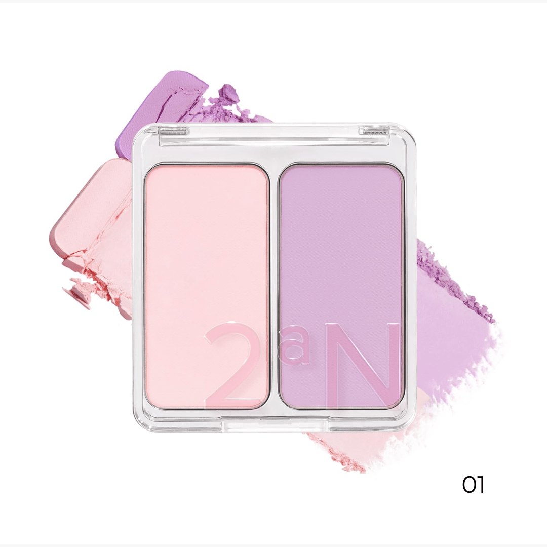 2aN Dual Cheek 9g (8 Colors) by 2aN – Blush
