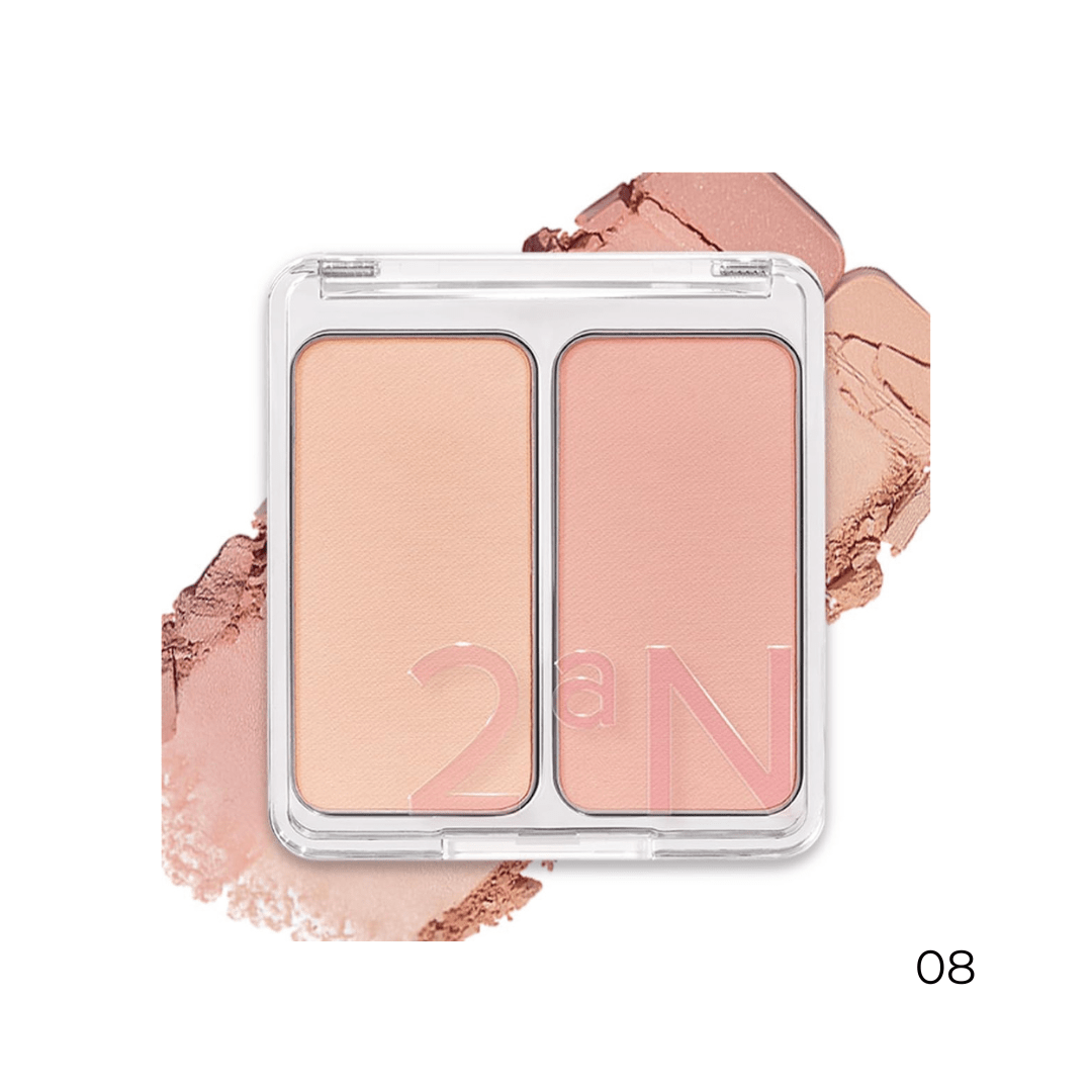 2aN Dual Cheek 9g (8 Colors) by 2aN – Blush