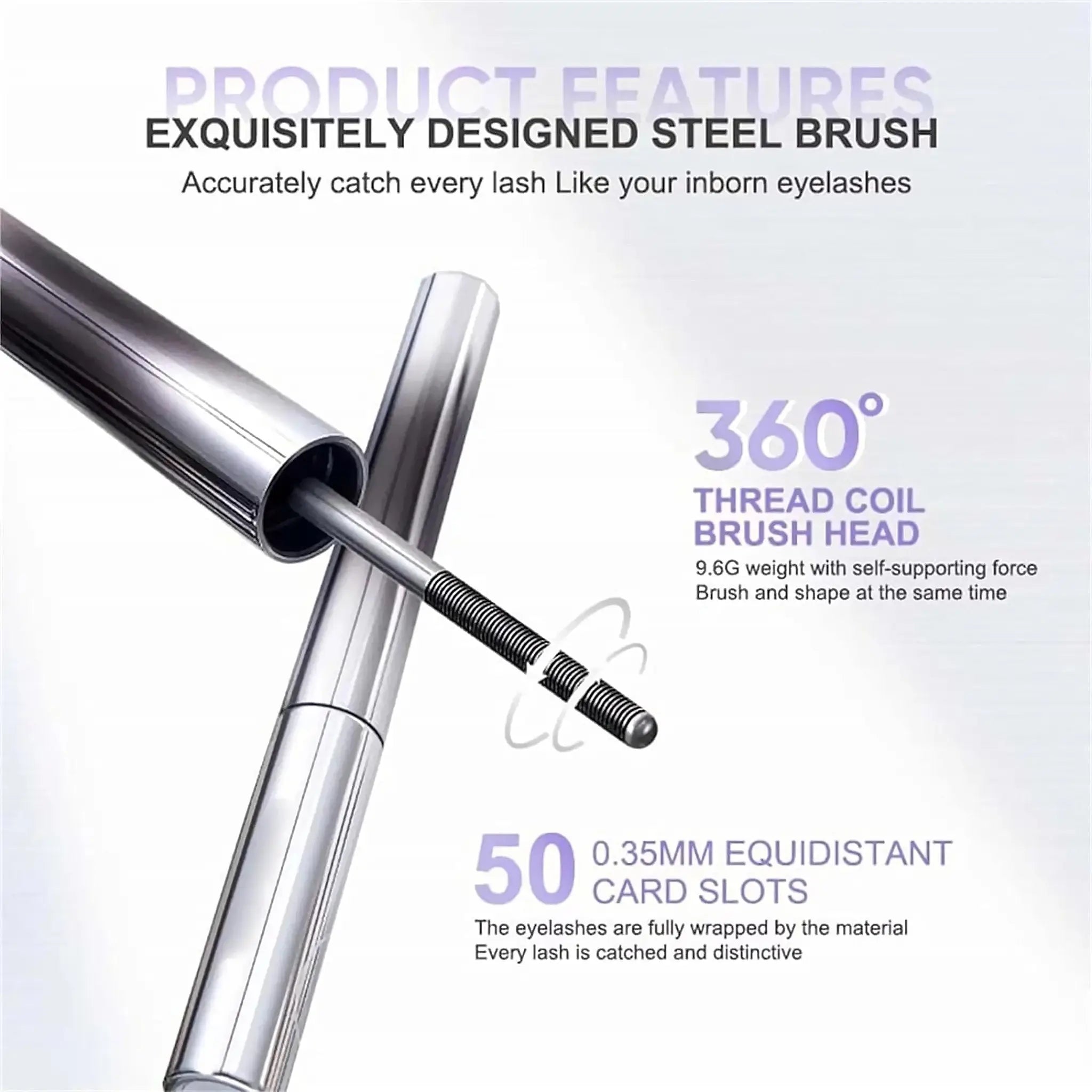 Judydoll 3D Curling Eyelash Iron Mascara 0°Classic Design (2 Colors) by Judydoll – Mascara