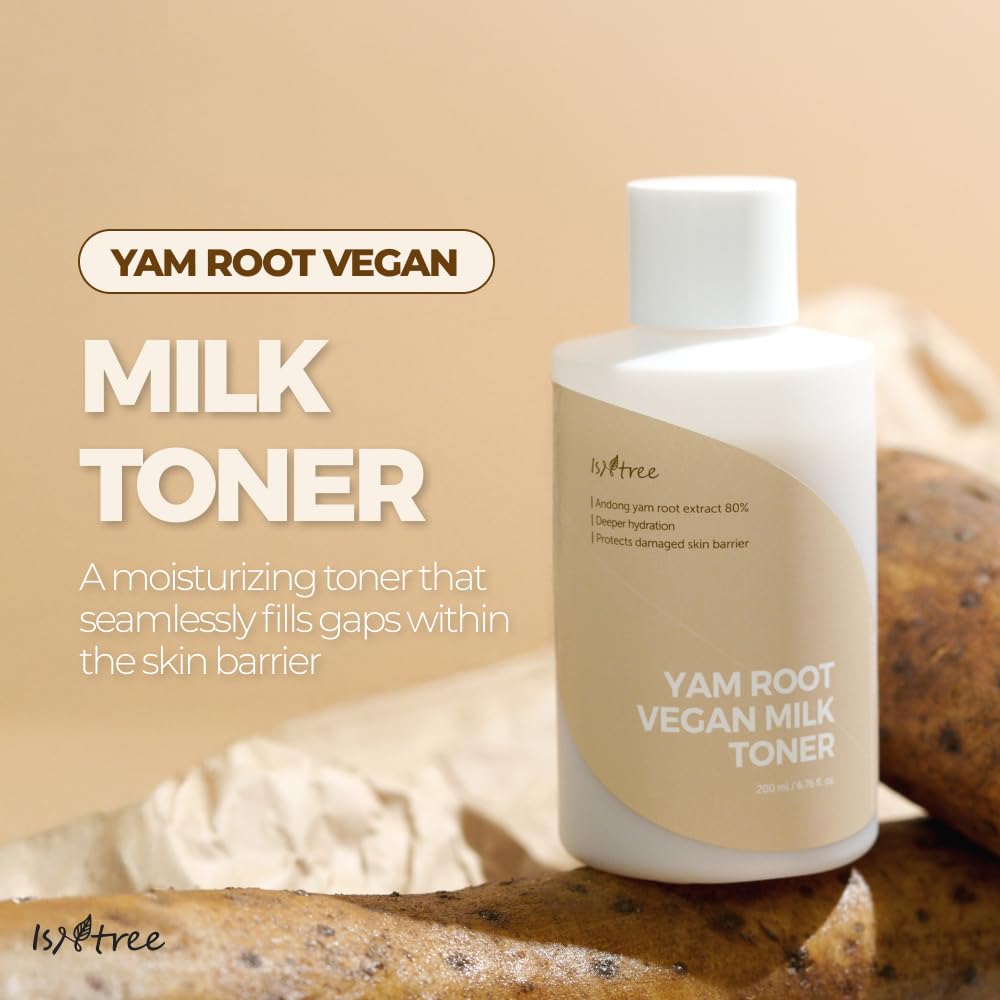 Isntree Tonique au Lait Végane à la Racine d'Igname 200ml