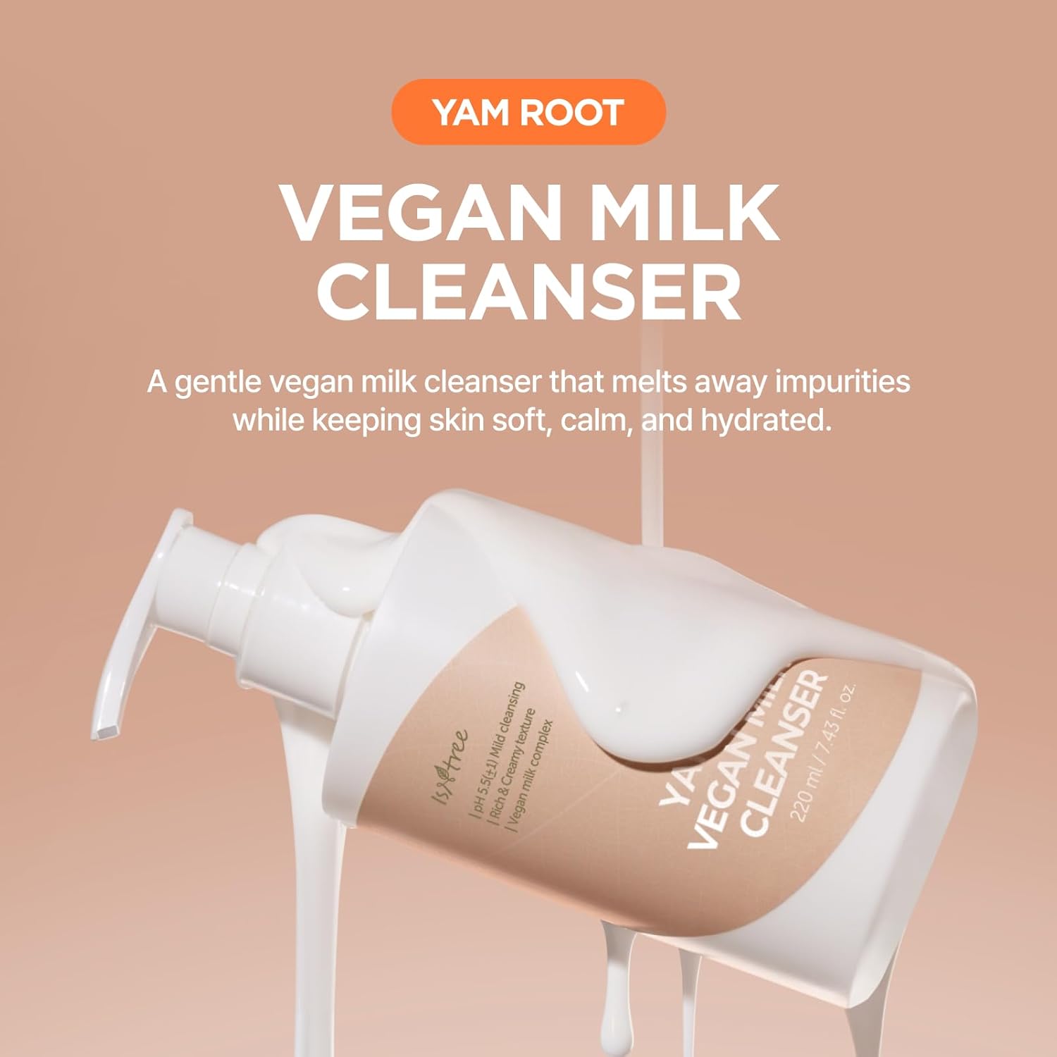 Isntree Nettoyant Équilibrant pH à la Racine d'Igname Végane 120ml