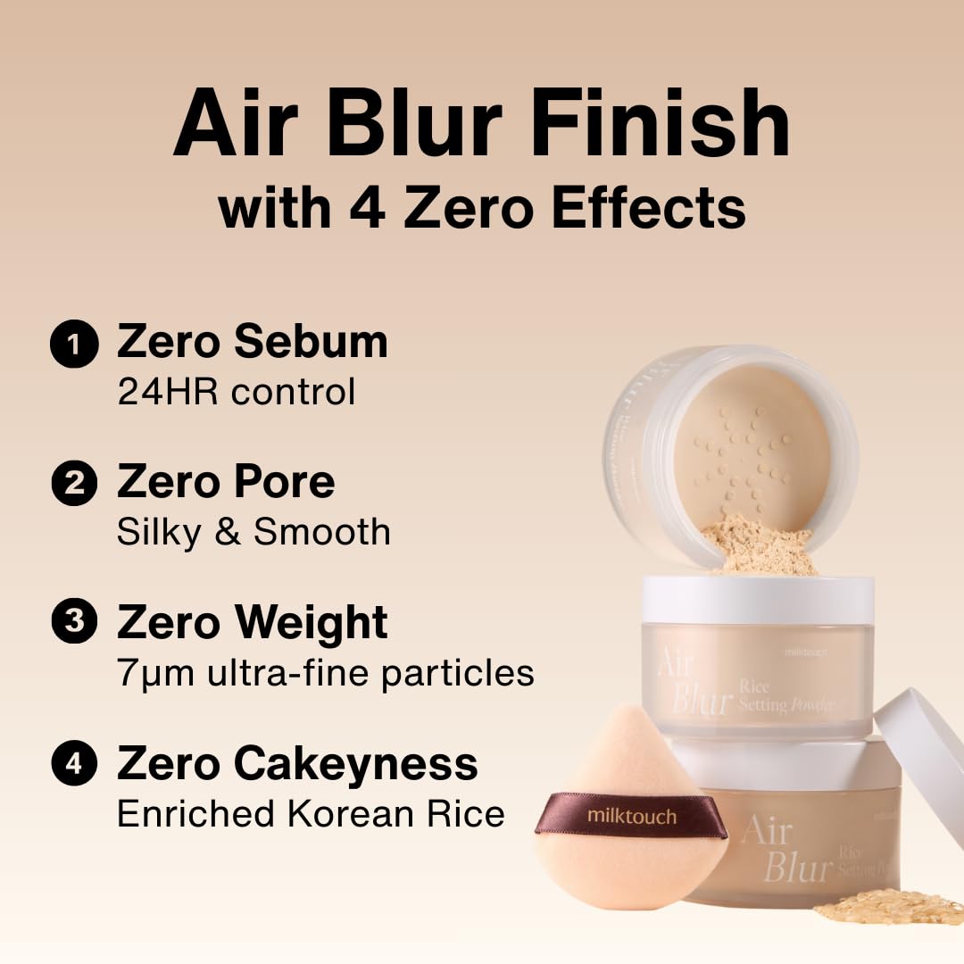 Milktouch Air Blur Rice Setting Powder 8g