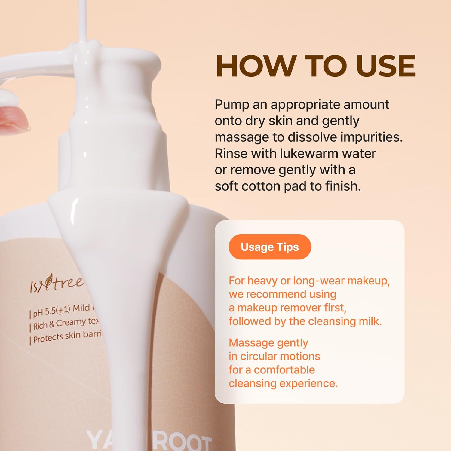 Isntree Nettoyant Équilibrant pH à la Racine d'Igname Végane 120ml