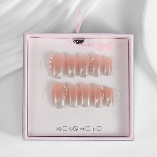 Kiokii Handmade Press-On Nails-Gentle Shiny