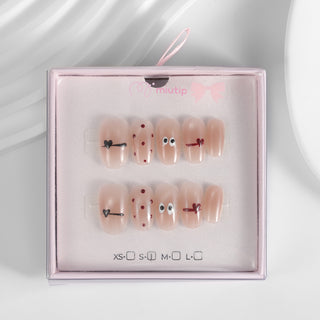 Kiokii Handmade Press-On Nails-Cute And Cheeky