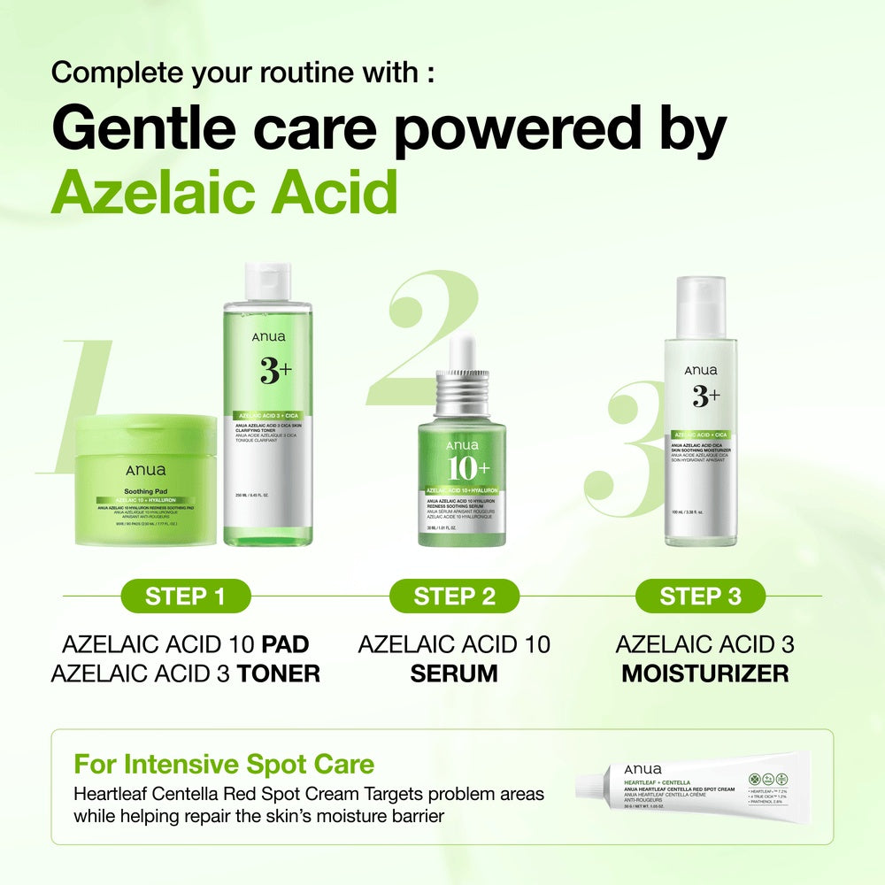 Anua Azelaic Acid 10 Hyaluron Redness Soothing Serum 30ml