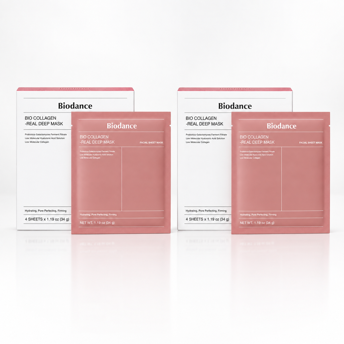 1+1 Value Sets – Biodance Bio-Collagen Real Deep Mask (Pink)