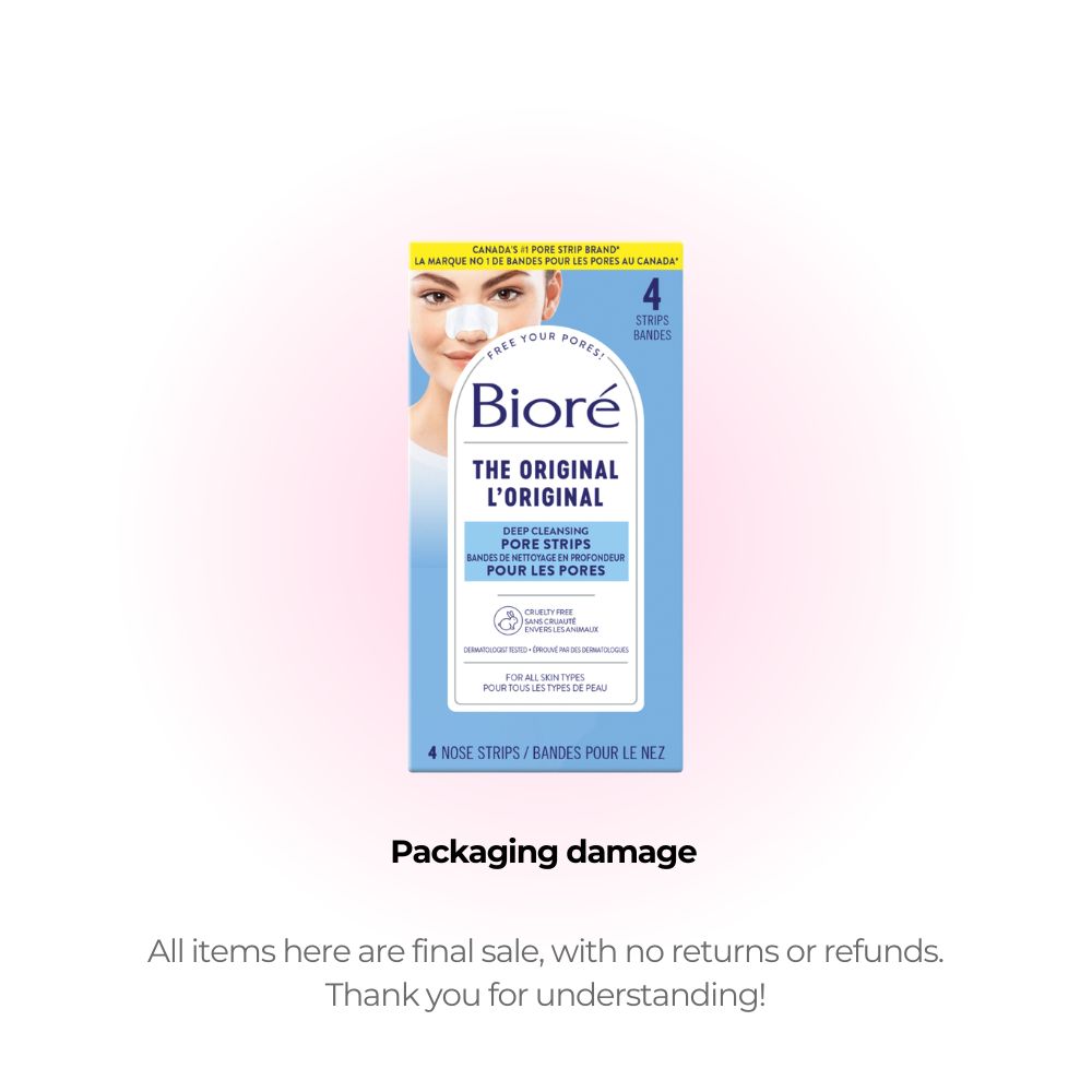 Bioré Original Deep Cleansing Pore Strips 4pcs (Clearance)