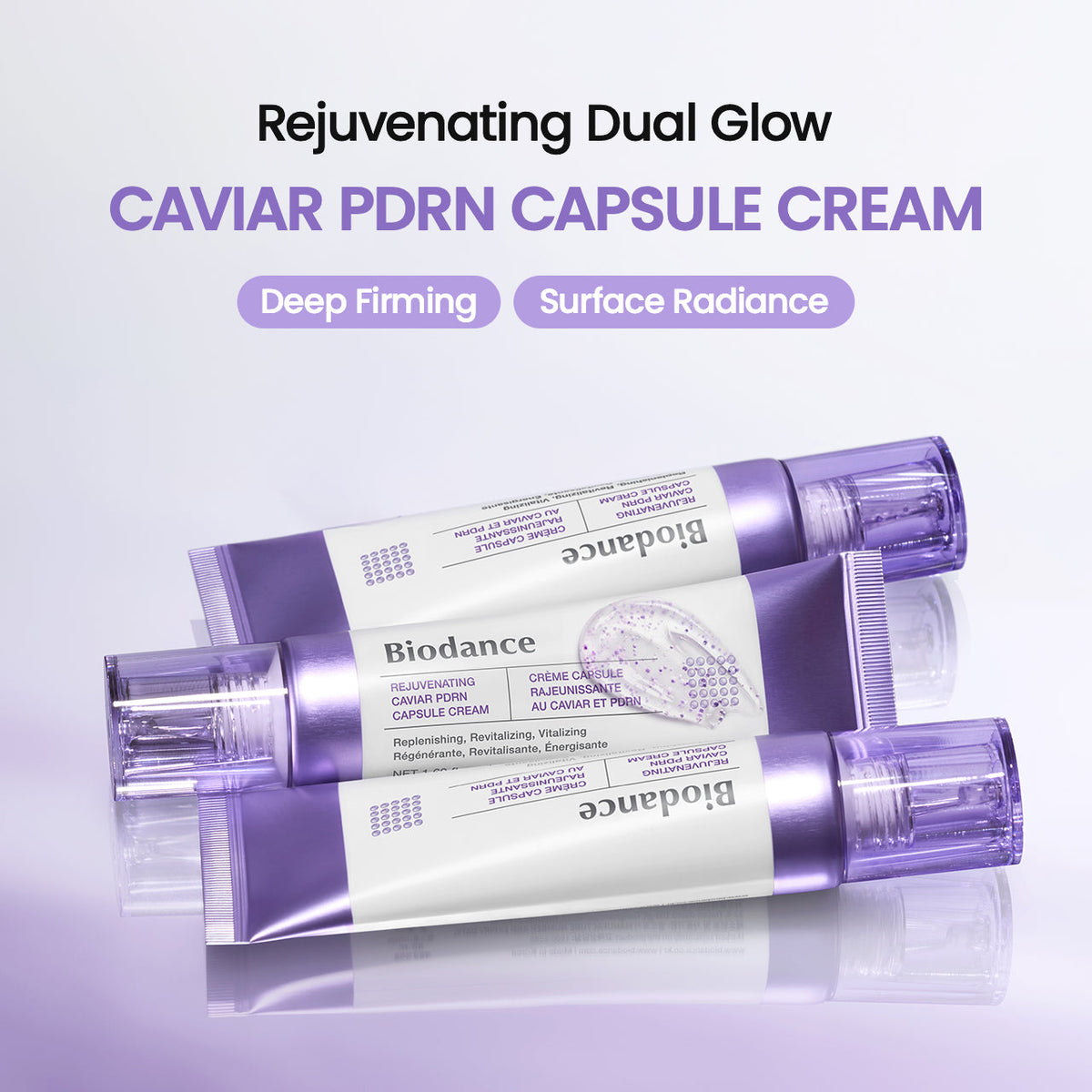 Crème capsule rajeunissante au caviar PDRN de Biodance 50ml