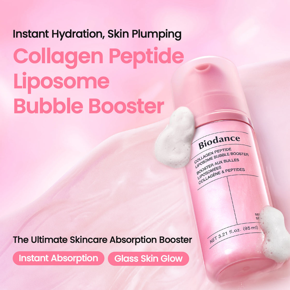 Biodance Collagen Peptide Liposome Bubble Booster 95ml