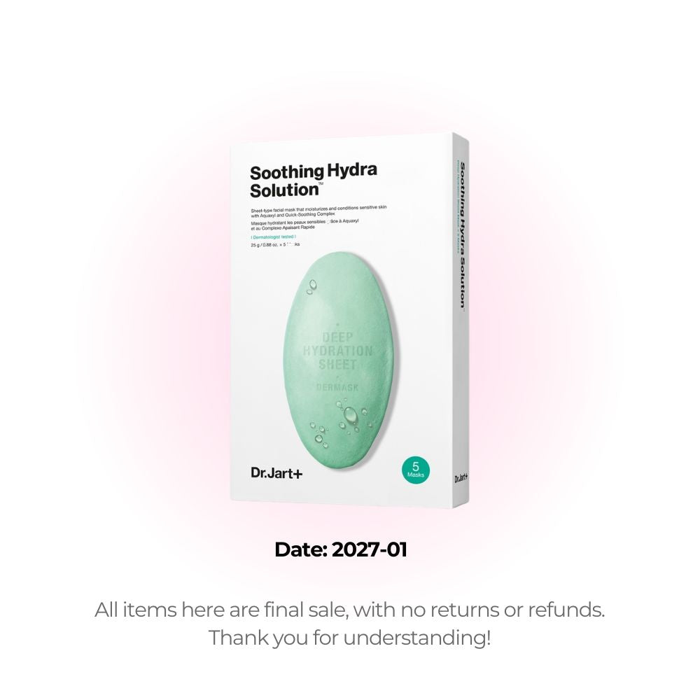 Dr.Jart+ Hydra Solution Soothing Mask 5pcs (Clearance)