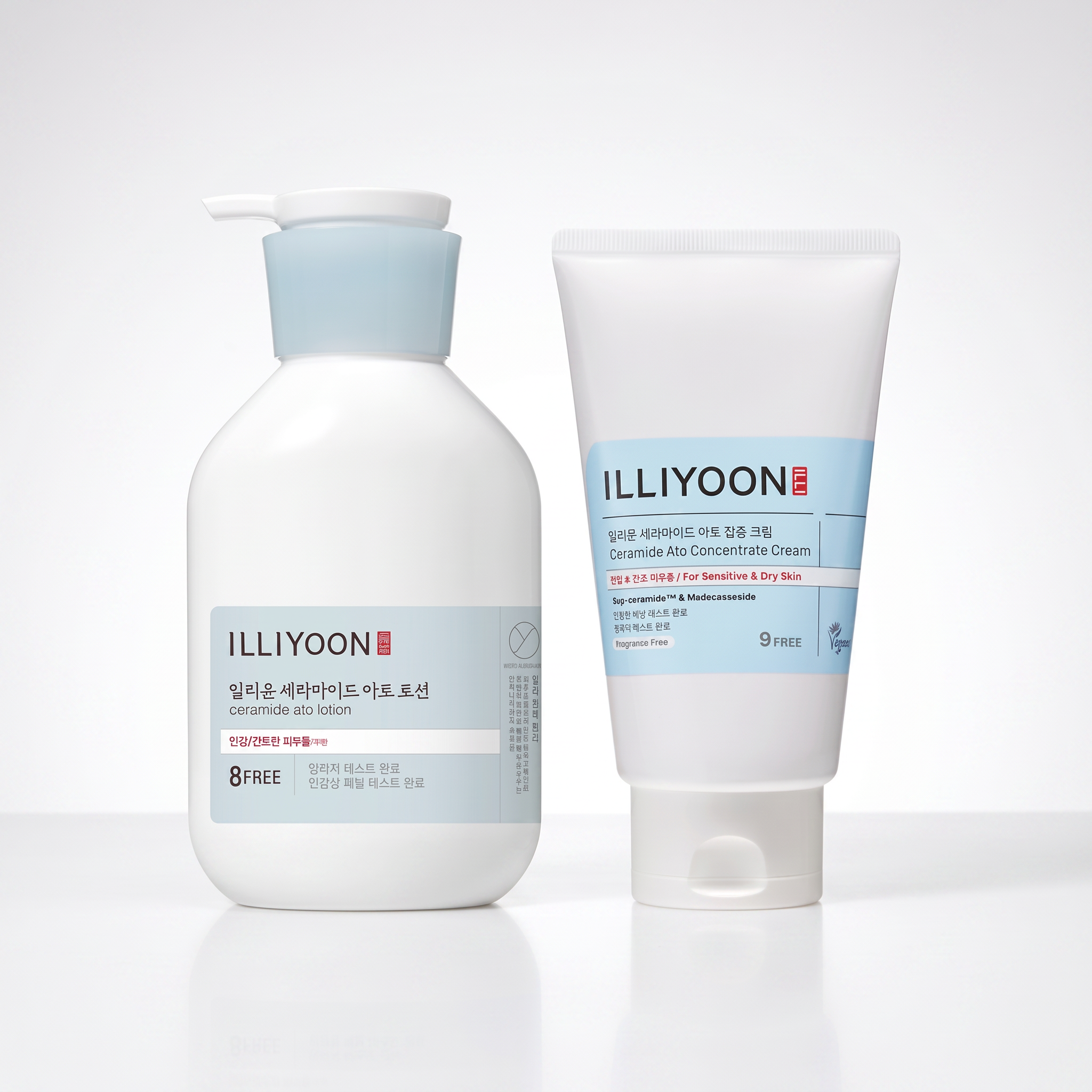 ILLIYOON Ceramide Ato Barrier Duo – Lotion & Concentrate Cream