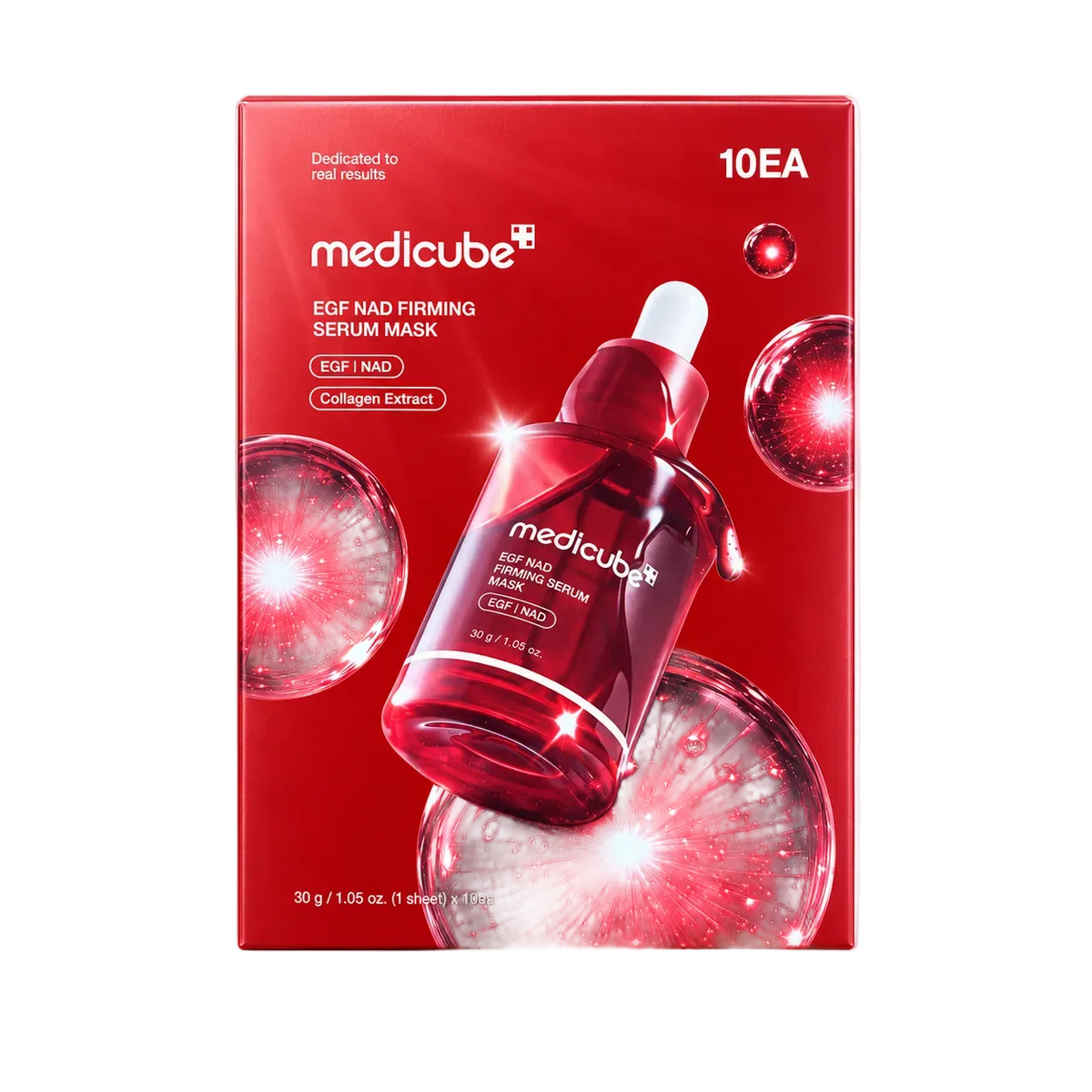 Masque sérum raffermissant EGF NAD de medicube 10 pièces