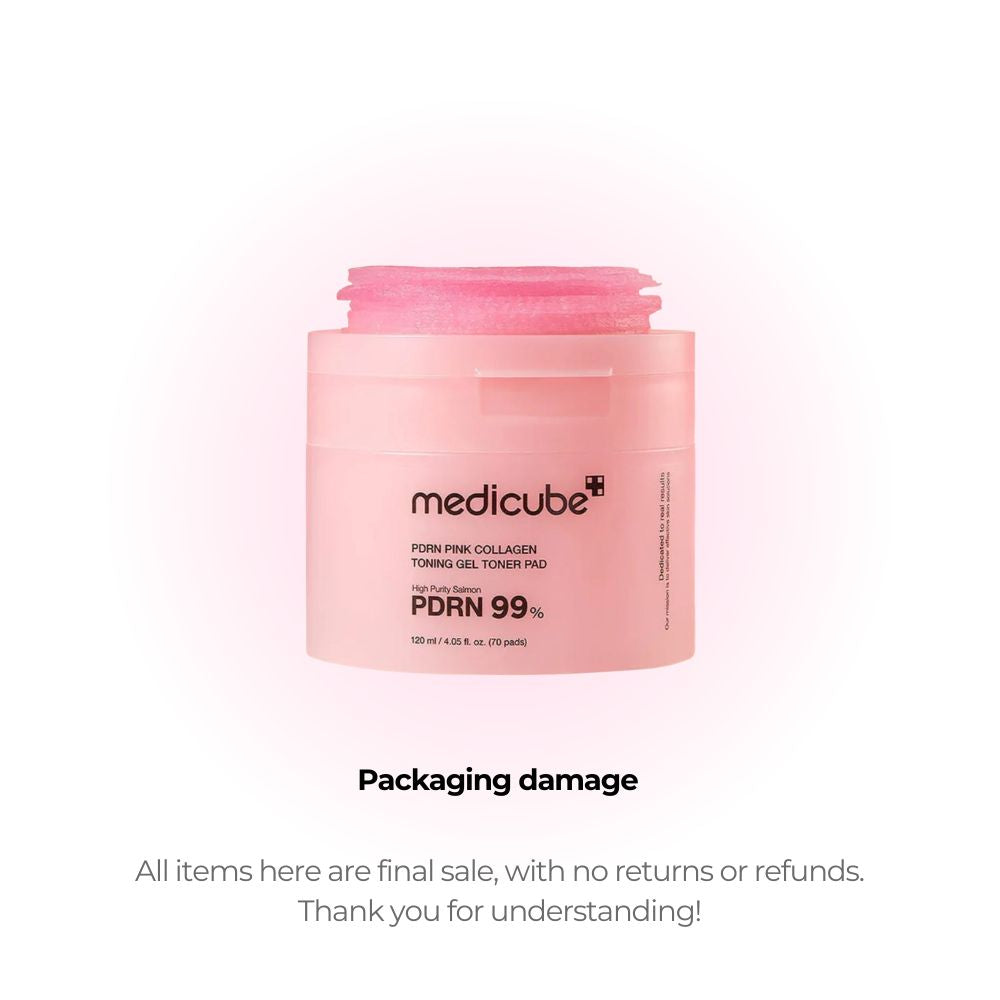 Medicube PDRN Pink Collagen Toning Gel Toner Pad 70 pcs (Clearance)