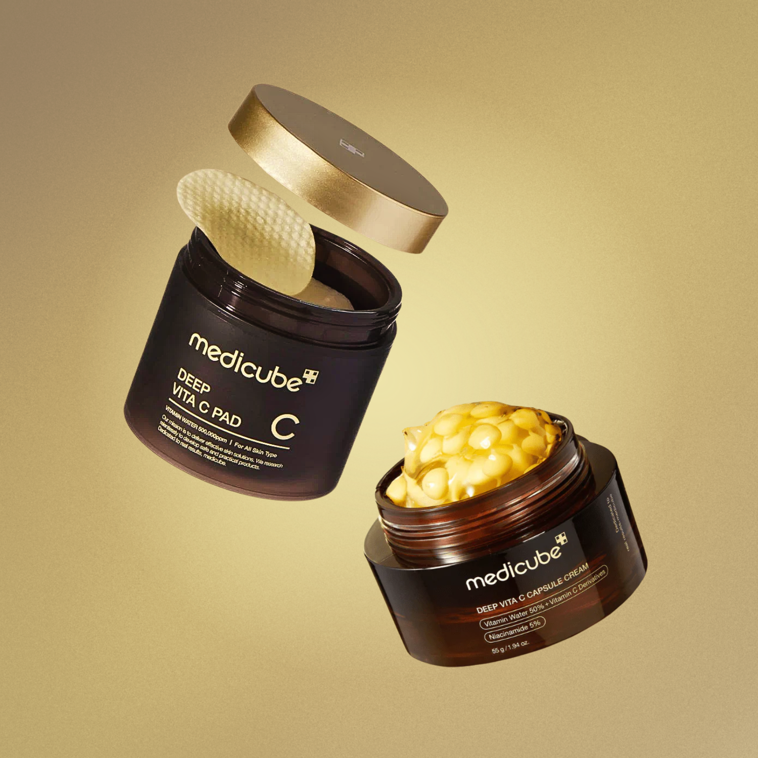 Medicube Deep Vita C Pad 70pcs + Capsule Cream 55ml