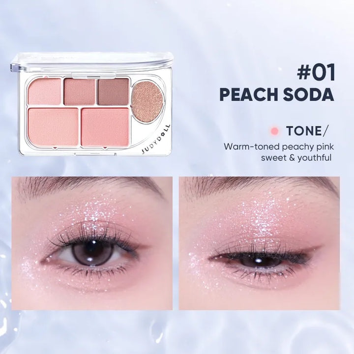 Palette multi-usage 6 couleurs Judydoll
