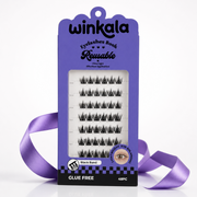 WINKALA Eyelashes Book - Reusable & Glue Free (Lightweight Eye-Enlarging) 10-12mm