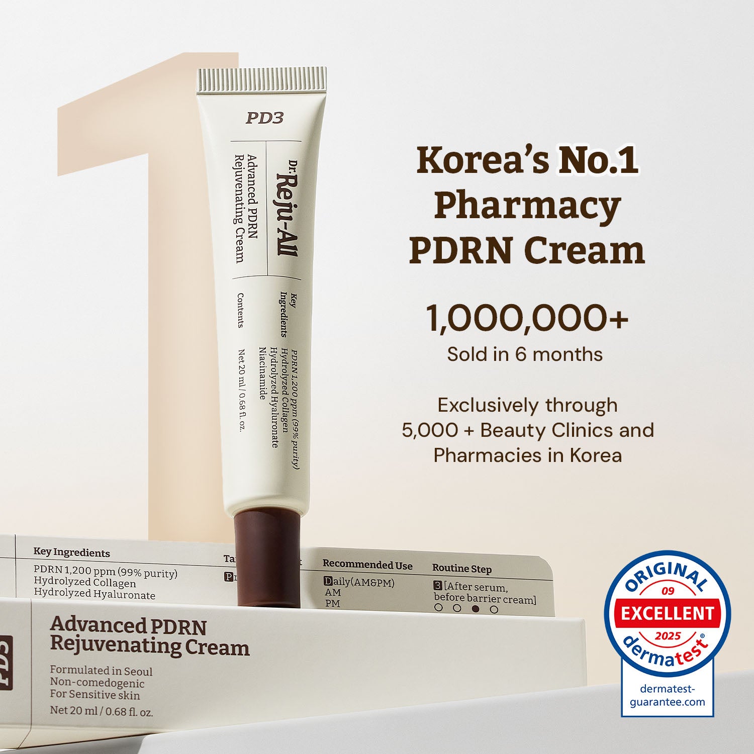 Dr.Reju-All Crème Rajeunissante Avancée PDRN Max 60ml