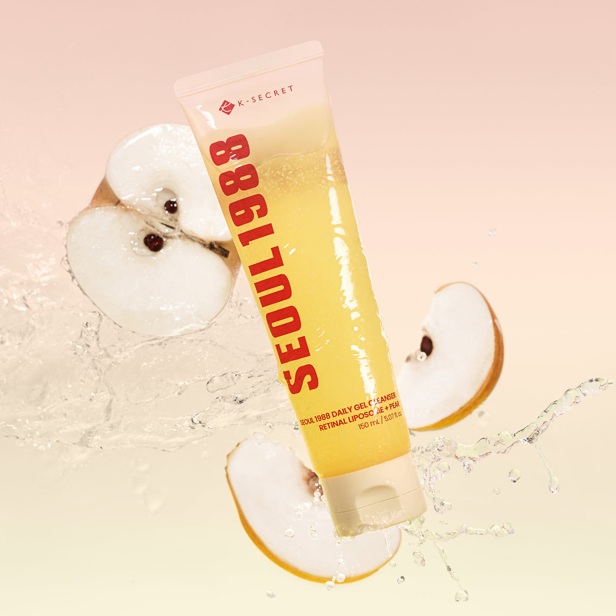 KSECRET Nettoyant quotidien en gel au rétinal liposomal + poire