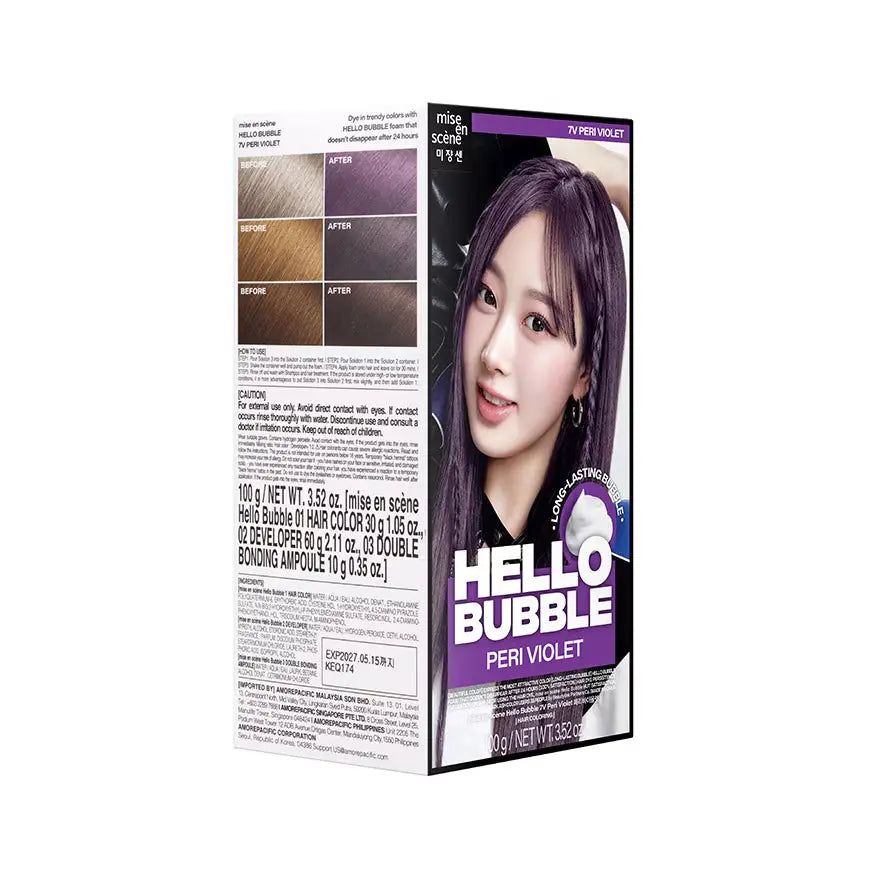 MISE EN SCENE Hello Bubble 7V Peri Violet 2025 100g by Mise En Scene – Hair Color