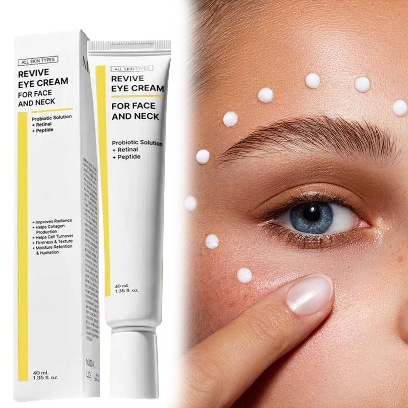 NIDA Revive Eye Cream For Face And Neck 40ml