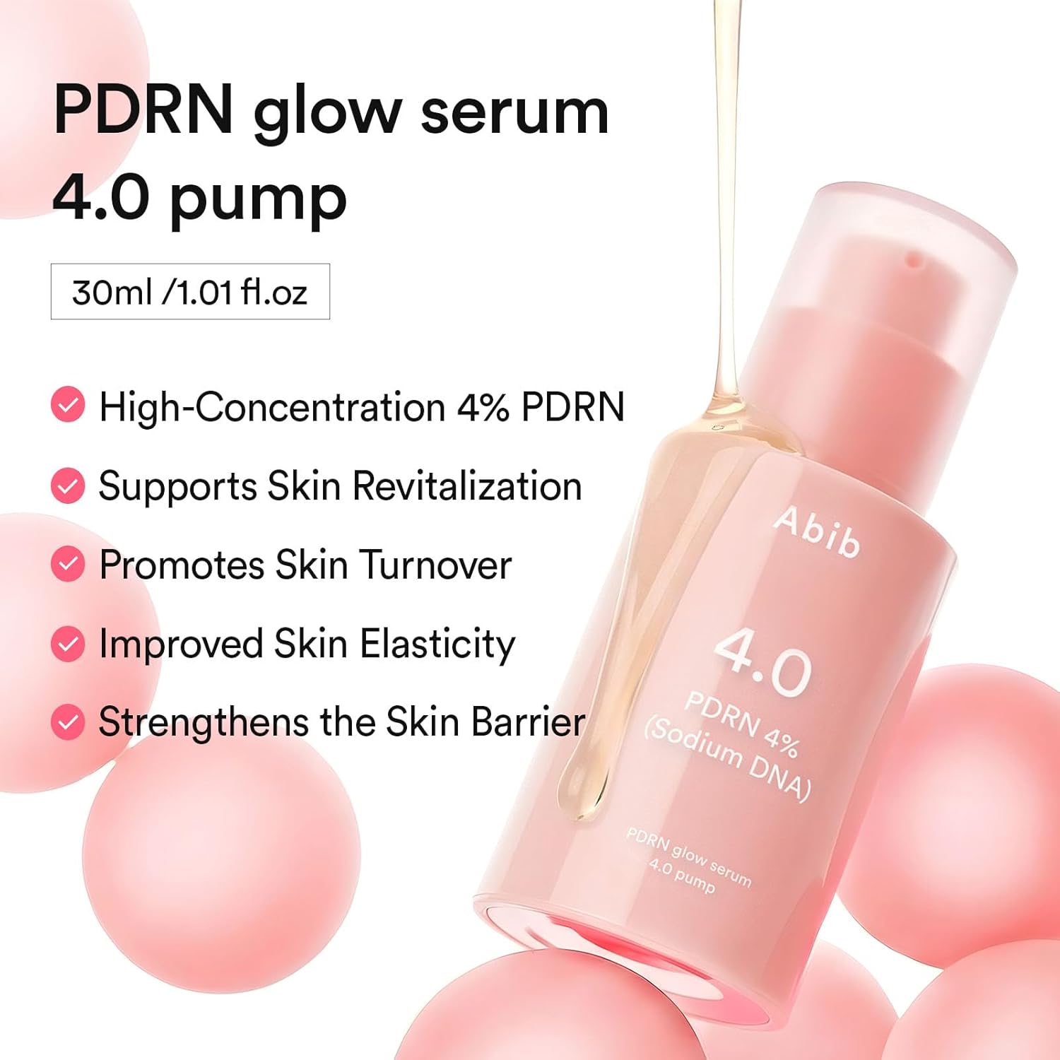 Abib PDRN glow serum 4.0 pump 30ml by Abib – Serum & Ampoule