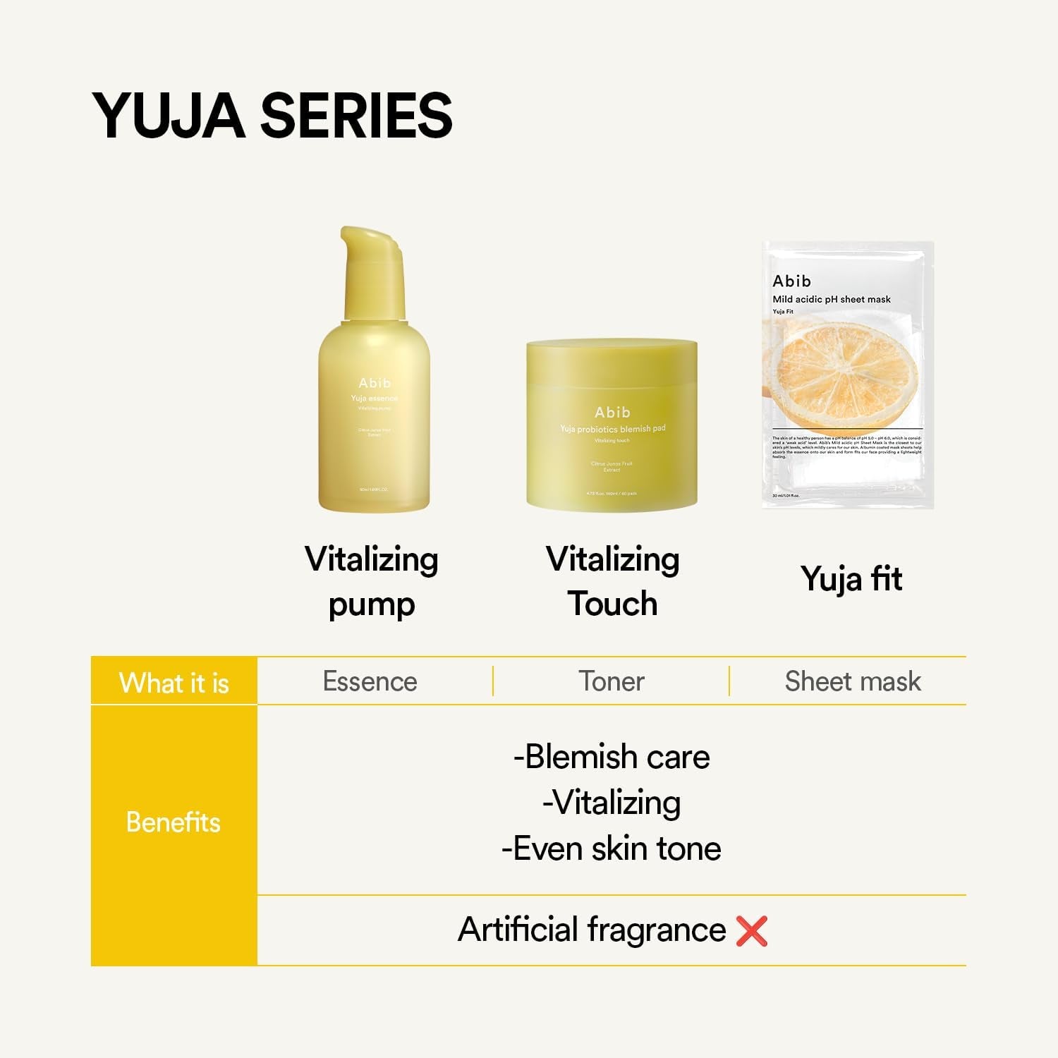 Abib Yuja Essence Vitalizing Pump 50ml by Abib – Serum & Ampoule