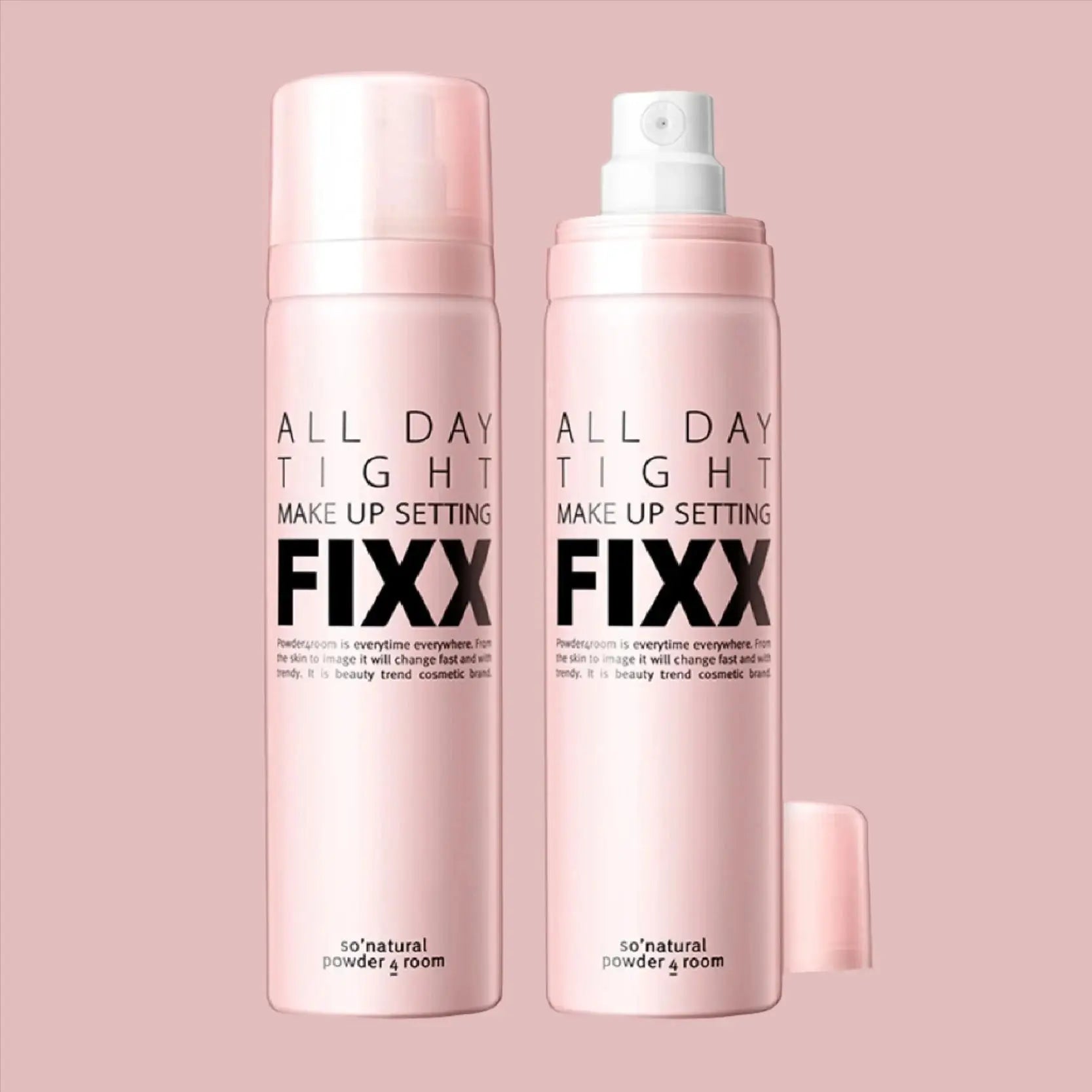 So Natural All Day Tight Make Up Setting Fixer (75ml/35ml) by So Natural – Setting Powder & Spray