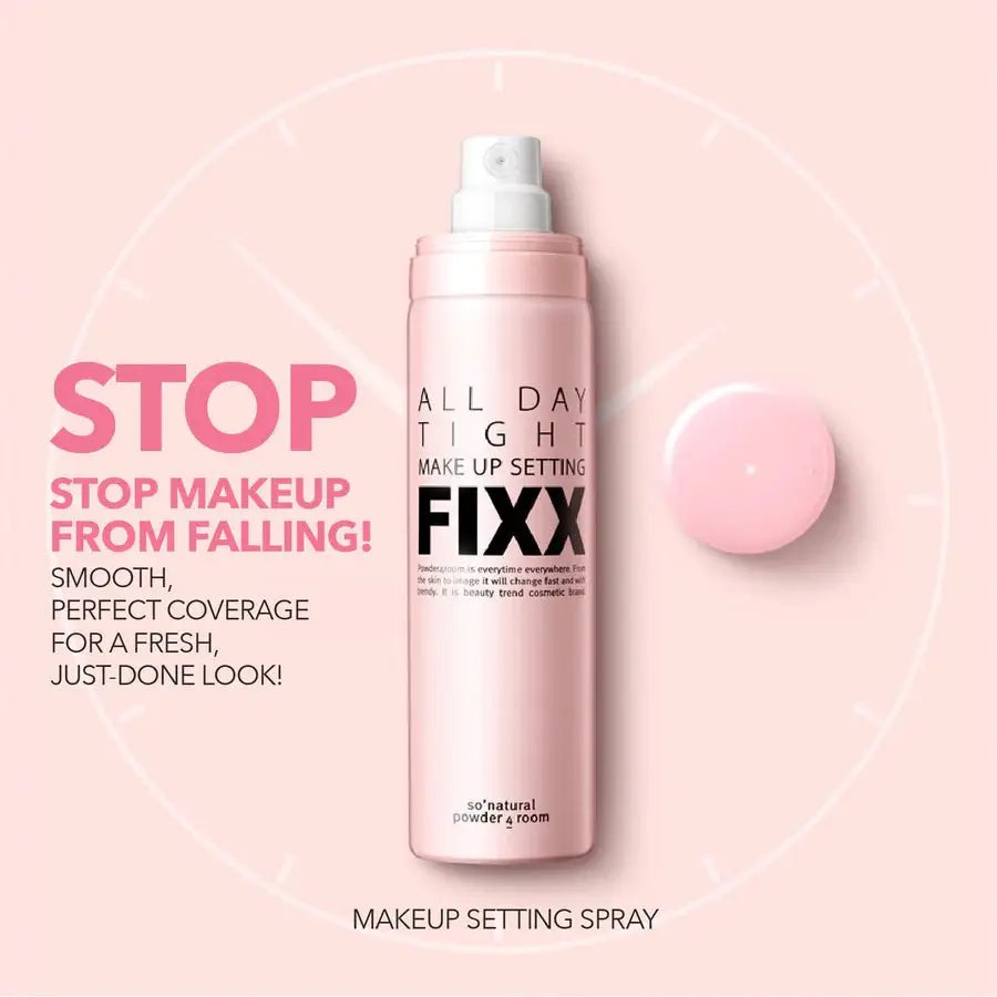 So Natural All Day Tight Make Up Setting Fixer (75ml/35ml) by So Natural – Setting Powder & Spray