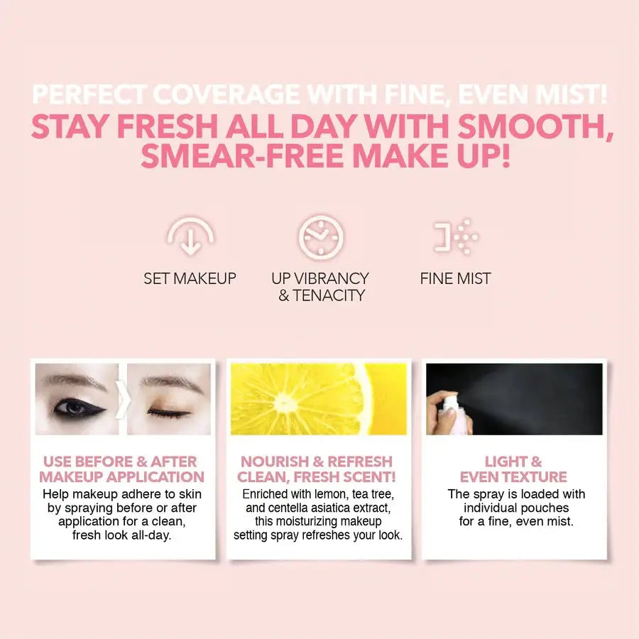 So Natural All Day Tight Make Up Setting Fixer (75ml/35ml) by So Natural – Setting Powder & Spray