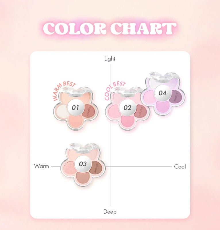 Amuse Flora Eye Palette 4.5g by Amuse – Eye Shadow