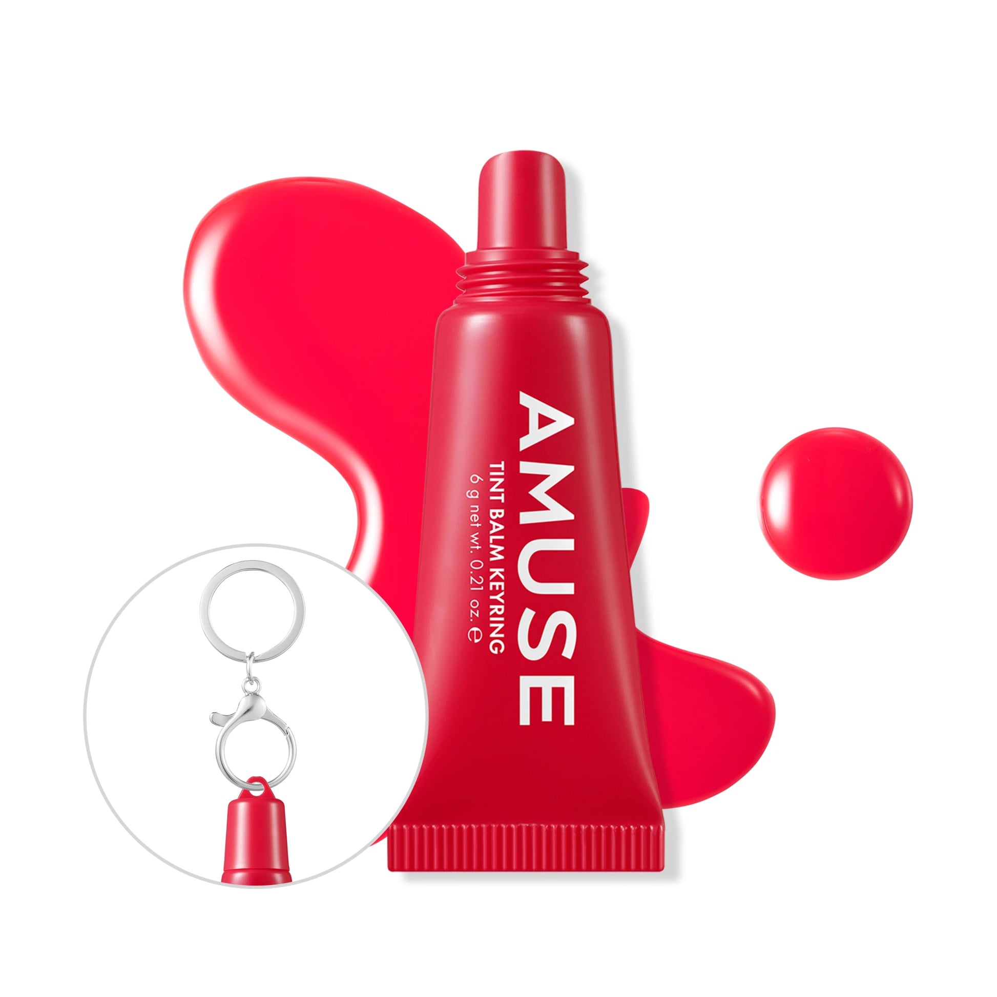Amuse Tint Balm Keyring 6g (5 Colors) by Amuse – Tinted Lip Balm