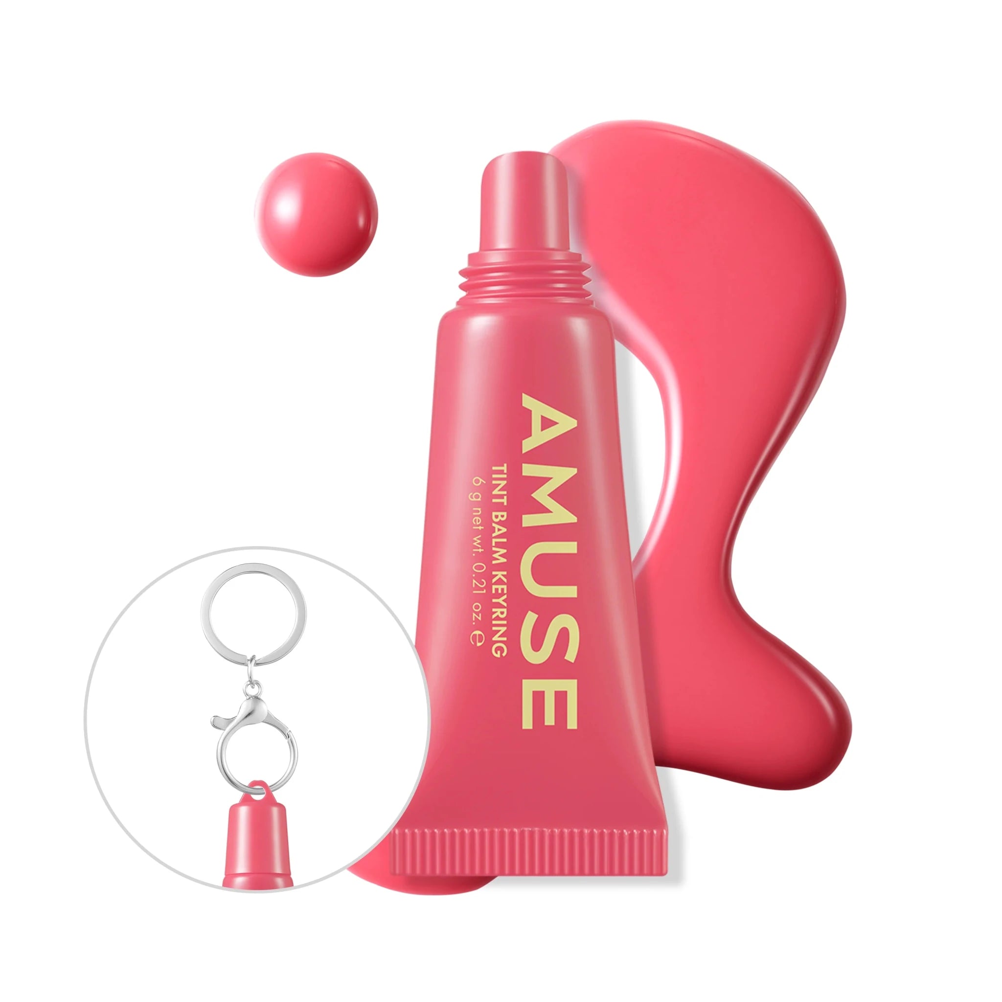 Amuse Tint Balm Keyring 6g (5 Colors) by Amuse – Tinted Lip Balm