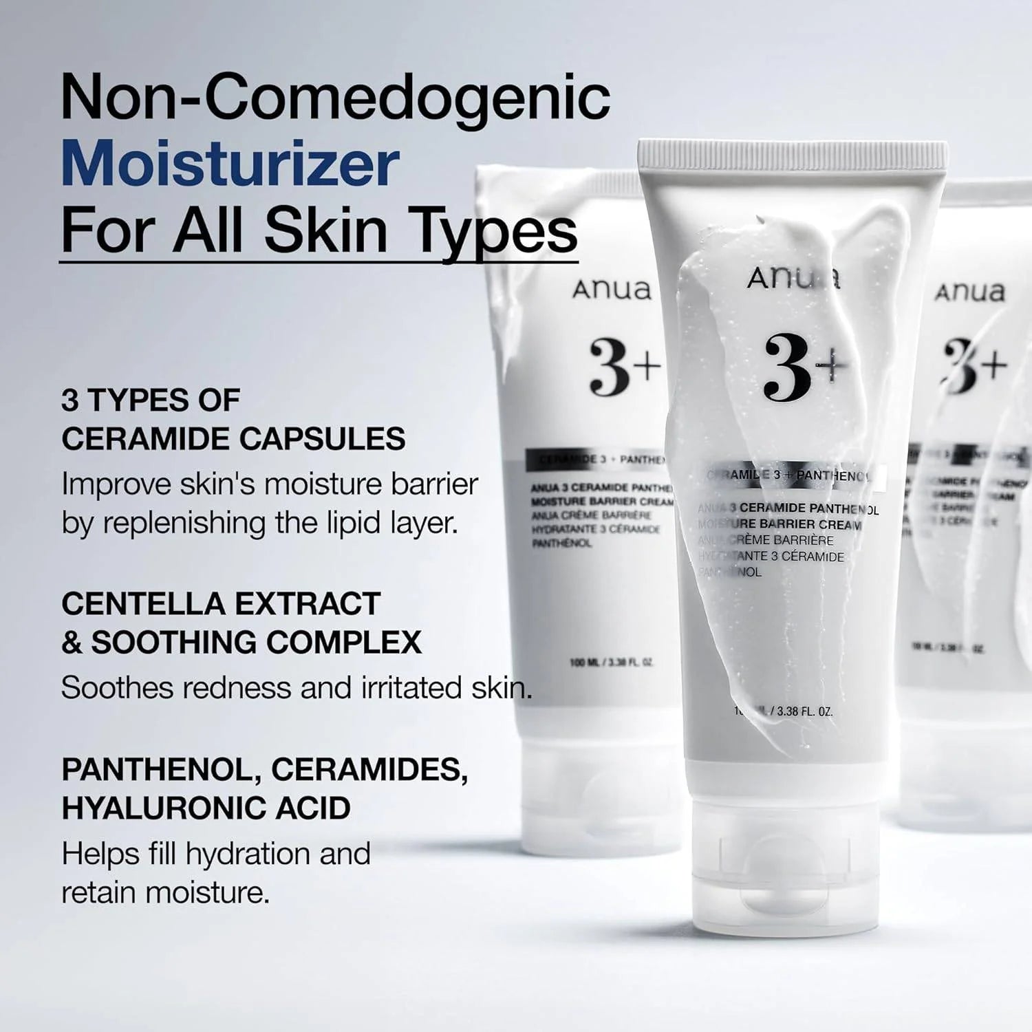 Anua 3 Ceramide Panthenol Moisture Barrier Cream 100ml by Anua – Lotion & Cream