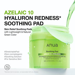 Anua Azelaic Acid 10 Hyaluron Redness Soothing Pad 90 pads by Anua – Toner Pads photo