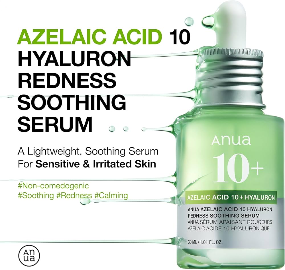 Anua Azelaic Acid 10 Hyaluron Redness Soothing Serum 30ml by Anua – Serum & Ampoule